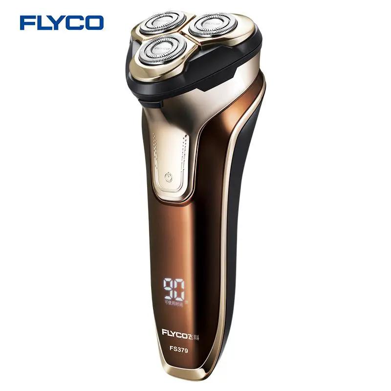 Flyco 3D floating head Rechargeable Portable body washable Electric Shaver Led Light Fast Charge FS379 by Oz-Direct.com