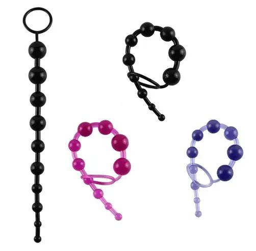 Anal Anal Toy Anal Beads Sex Orgasm Vagina Plug Play Pull Ring Ball Anal Stimulator Butt Beads by Oz-Direct.com