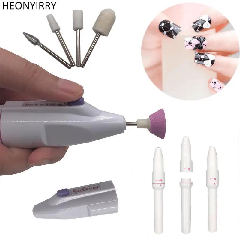 5 Bits Electric Nail File Drill Kit Tips Manicure Toenail Pedicure by Oz-Direct.com