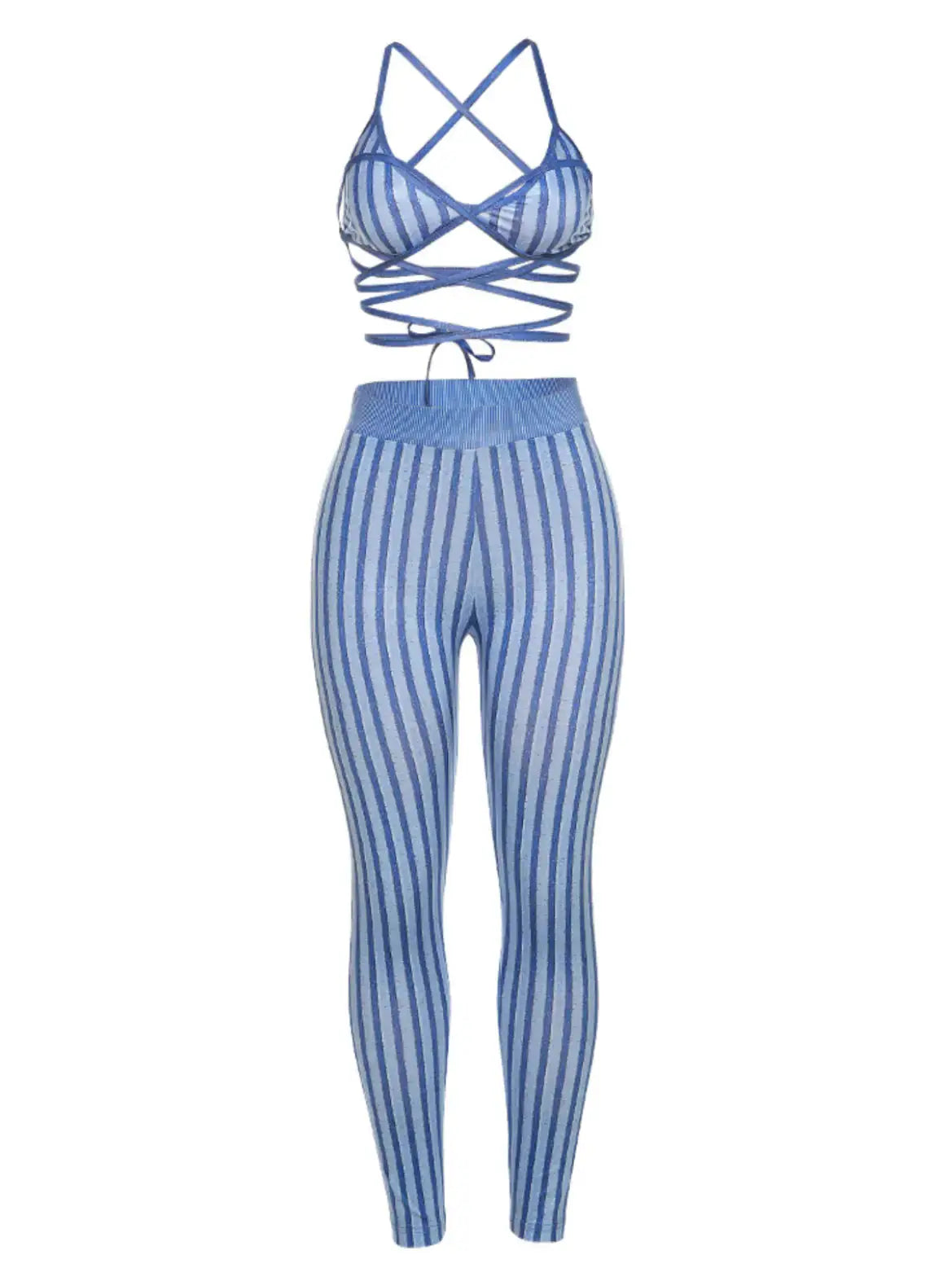 Walking A Fine Line Legging Pant Set by Oz-Direct.com