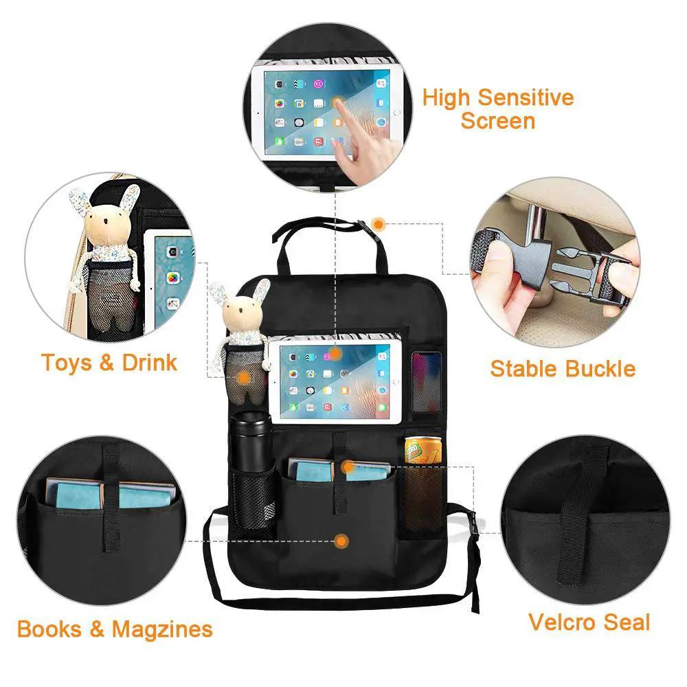 Anti Kick Bag For Rear Seat Of Automobile Multi functional Storage Bag For Automobile Storage by Oz-Direct.com