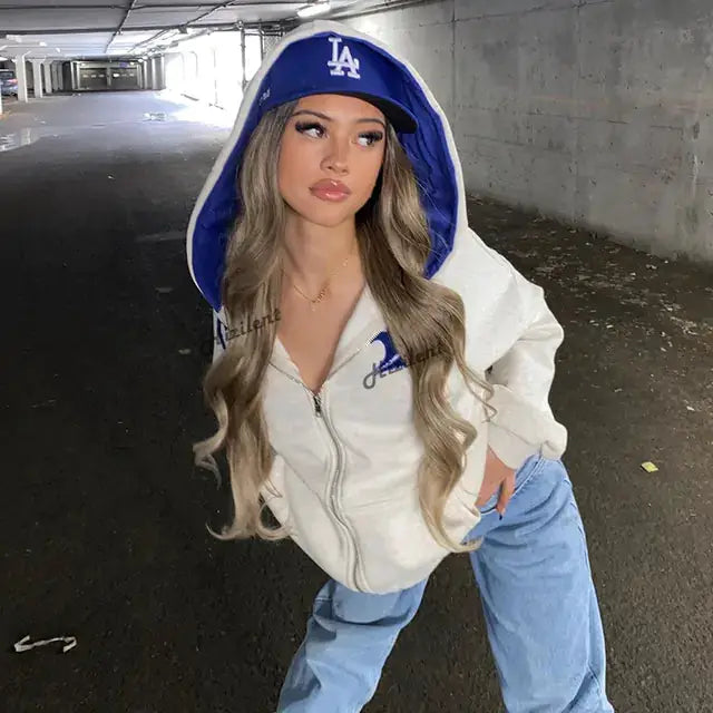 Women Zip-up Hoodie by Oz-Direct.com