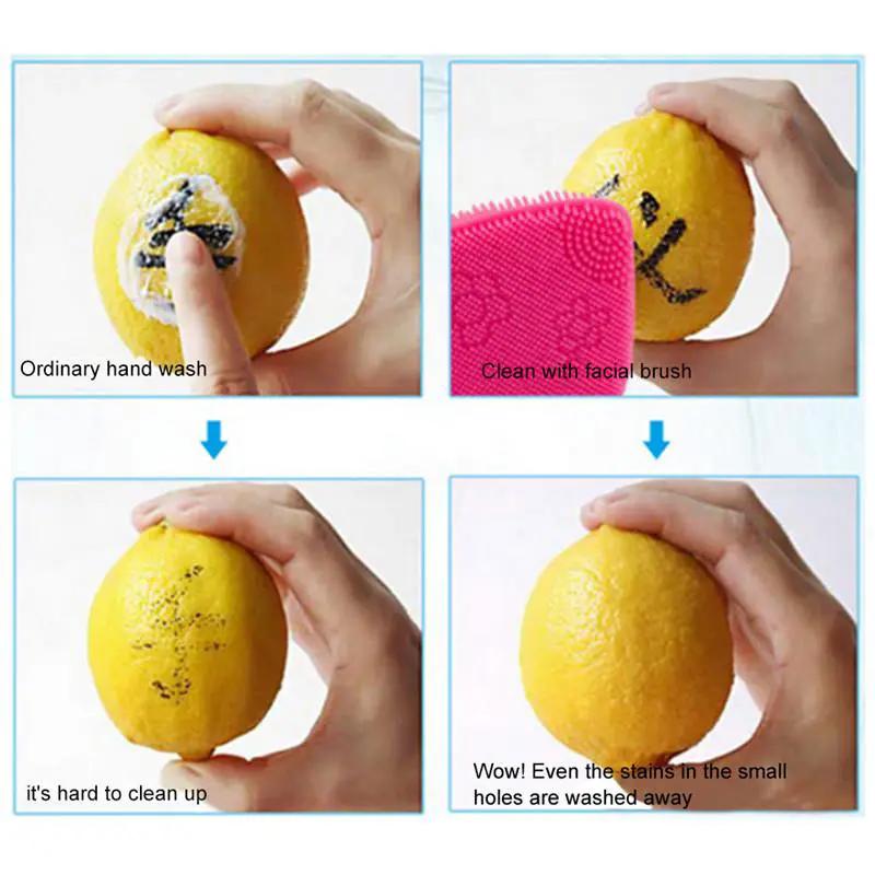 Makeup Deep Pores Cleaning Electric Waterpoof Silicone Sonic Vibration Facial Wash Brush Cleaner Cleanser Beauty Massager by Oz-Direct.com