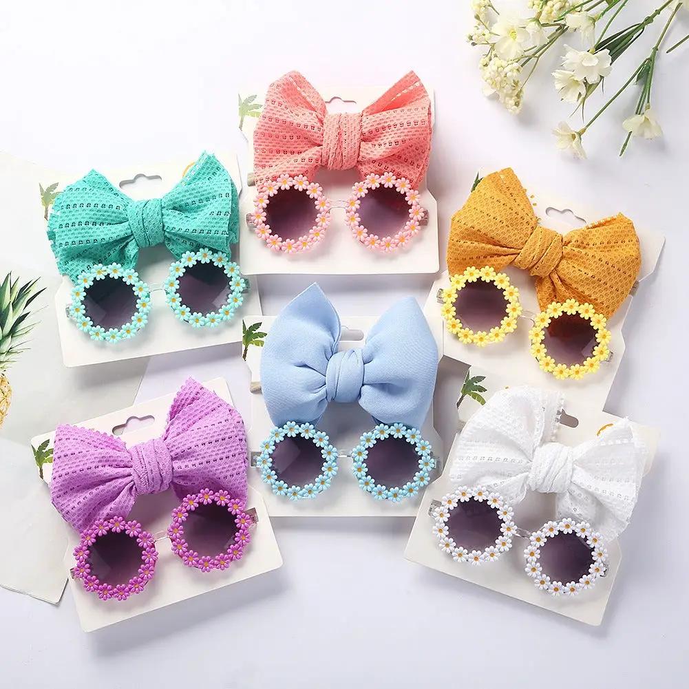 Personalized girl fashion glasses, baby headband set, sun visor by Oz-Direct.com