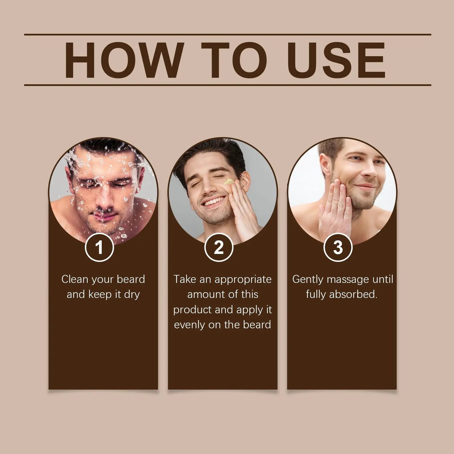 East Moon Cedar Wood Beard Care Wax Men's Beard Cedar Wood Care Cream Nourishes And Strengthens Beard by Oz-Direct.com