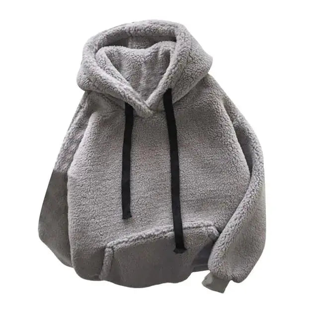 Furry Loose Fluffy Lady Hoodies by Oz-Direct.com