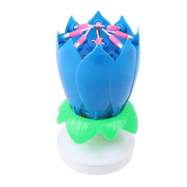 Lotus Music Birthday Candle by Oz-Direct.com