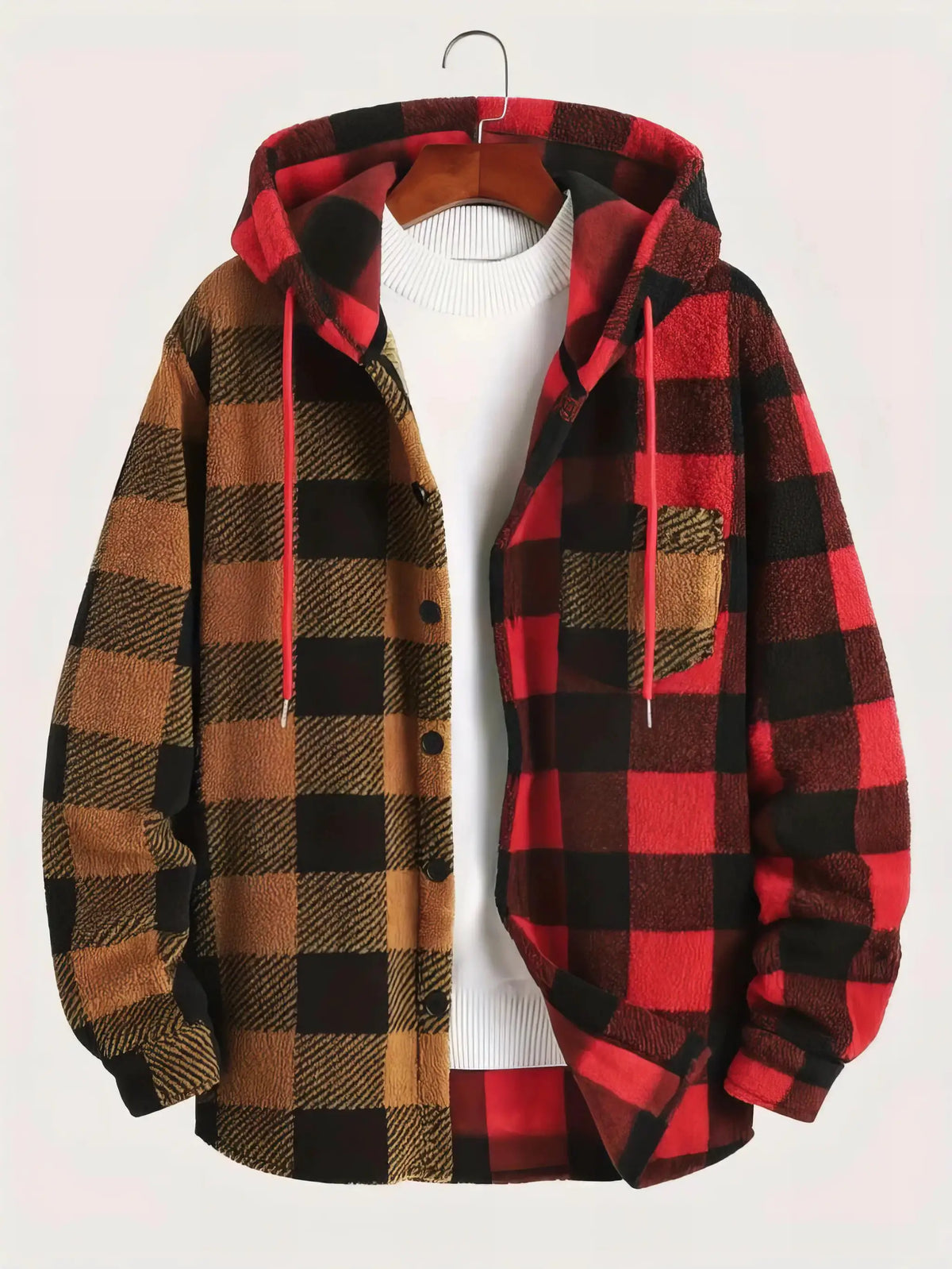 Men's Hooded Warm Long Sleeve Sweatshirt by Oz-Direct.com