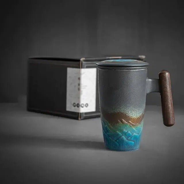Retro Ceramic Coffee Mug Set by Oz-Direct.com