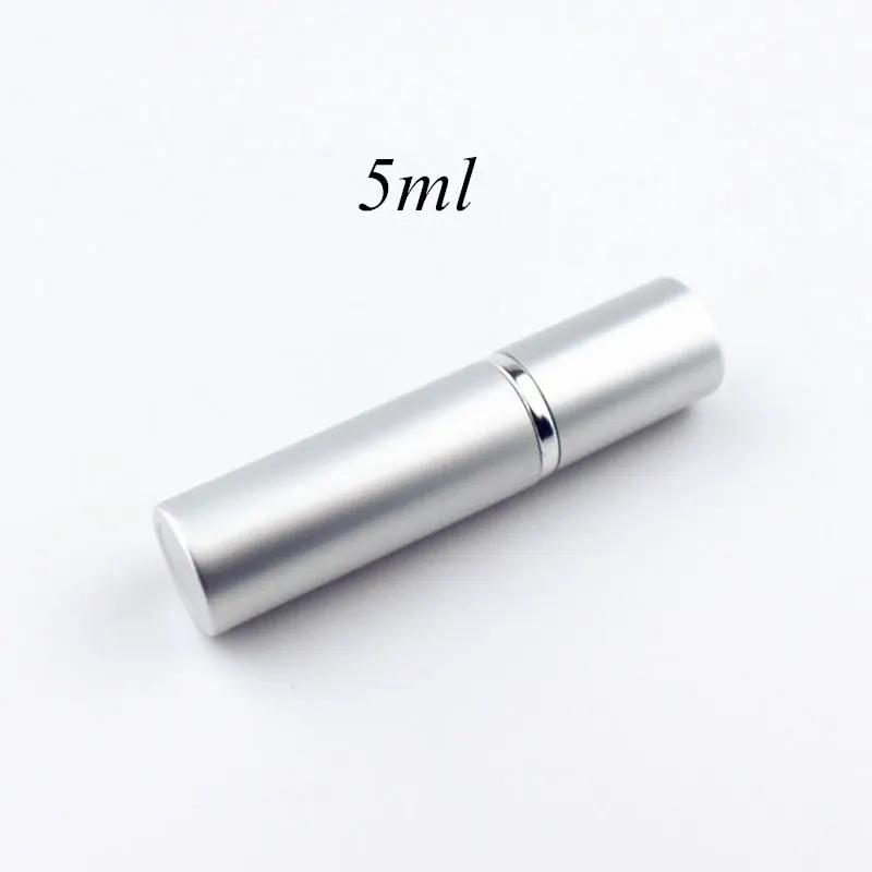 1PC 5ml Portable Mini Perfume Glass Bottle Travel Aluminum Spray Atomizer Empty Metal Parfume Atomiser Sprayer by Oz-Direct.com