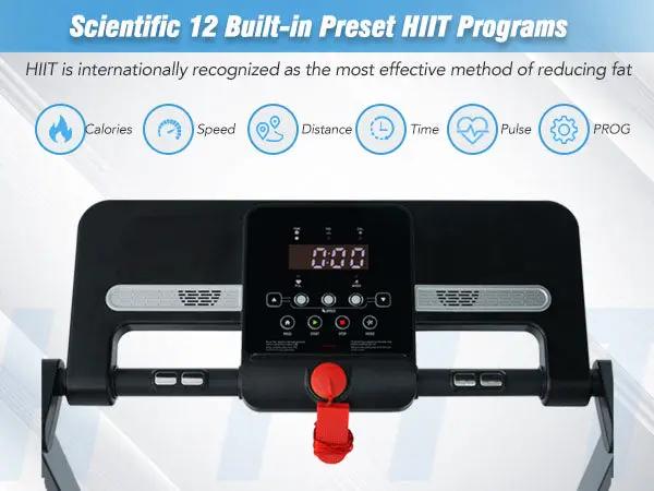 NEW Folding Treadmills Walking Pad Treadmill for Home Office -2.5HP Walking Treadmill with Incline Bluetooth Speaker! by Oz-Direct.com