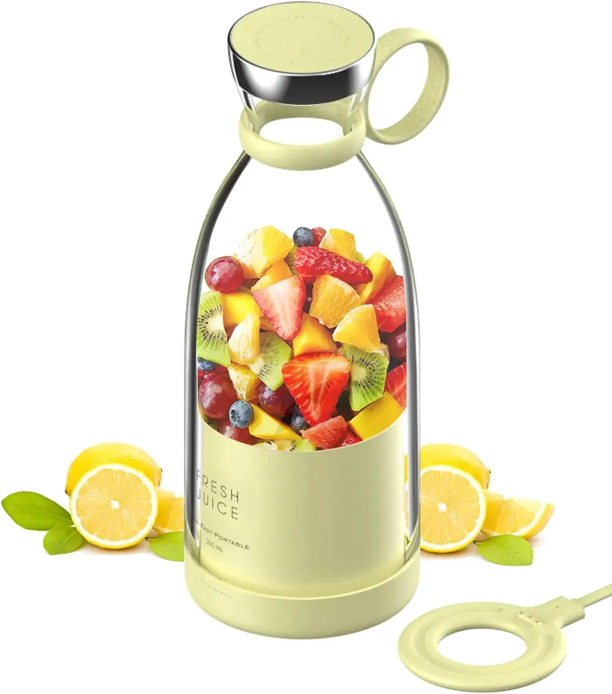 Portable Blender Bottle w/ Magnetic Charger by Oz-Direct.com