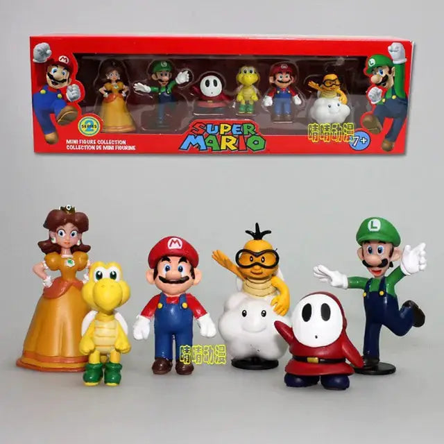 Super Mario Bros PVC Action Figure Toys by Oz-Direct.com