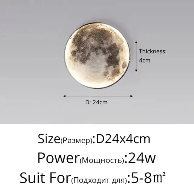 Moon LED Wall Light by Oz-Direct.com