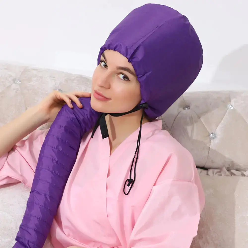 Portable Hair Perm Warm Air Dryer Cap by Oz-Direct.com