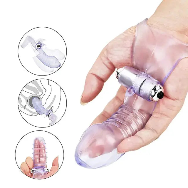 LINWO Finger Sleeve Vibrator by Oz-Direct.com