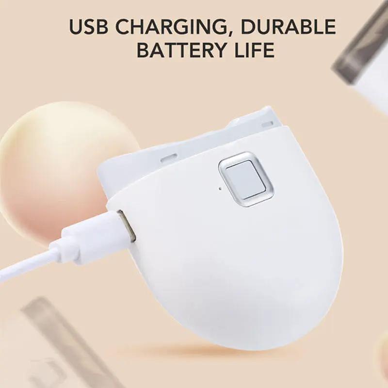 New portable safe nail toe polishing trimmer easy rechargeable recycl use automatic scissors usb electric nail clippers by Oz-Direct.com