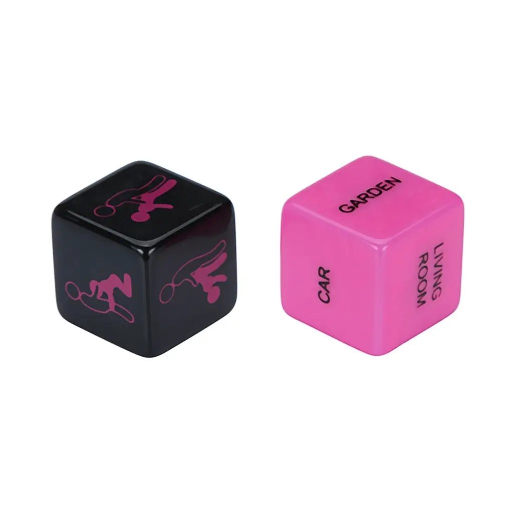 2Pcs Sides Love Posture Sex Couple Dice Fetish Sextoys Sexy Romance Erotic Craps Toy Sex Products sex toys for couples Y10.15 by Oz-Direct.com