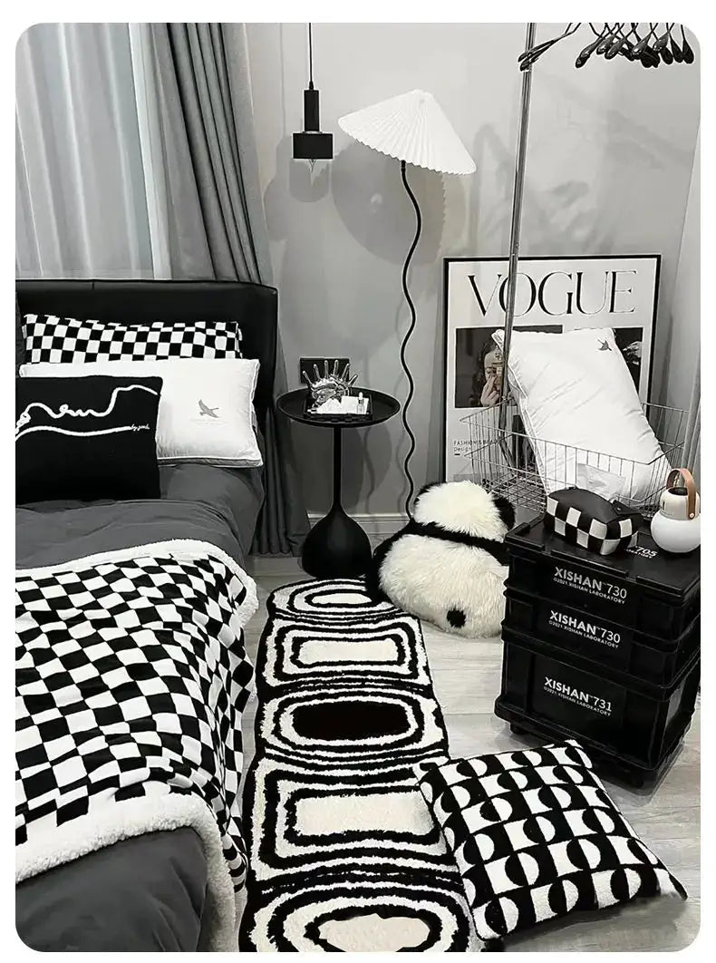 Black & White Runner Rugs by Oz-Direct.com