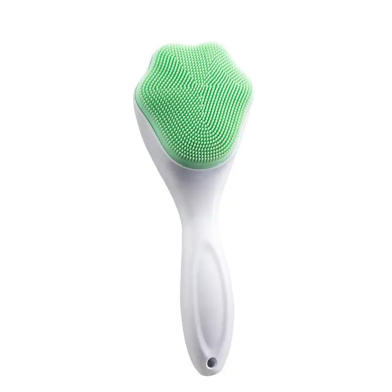 Cat Claw Face Wash Brush Silicone Long Handle Cat Claw Brush Soft Silicone Pore Cleaning Brush Facial Cleanser by Oz-Direct.com