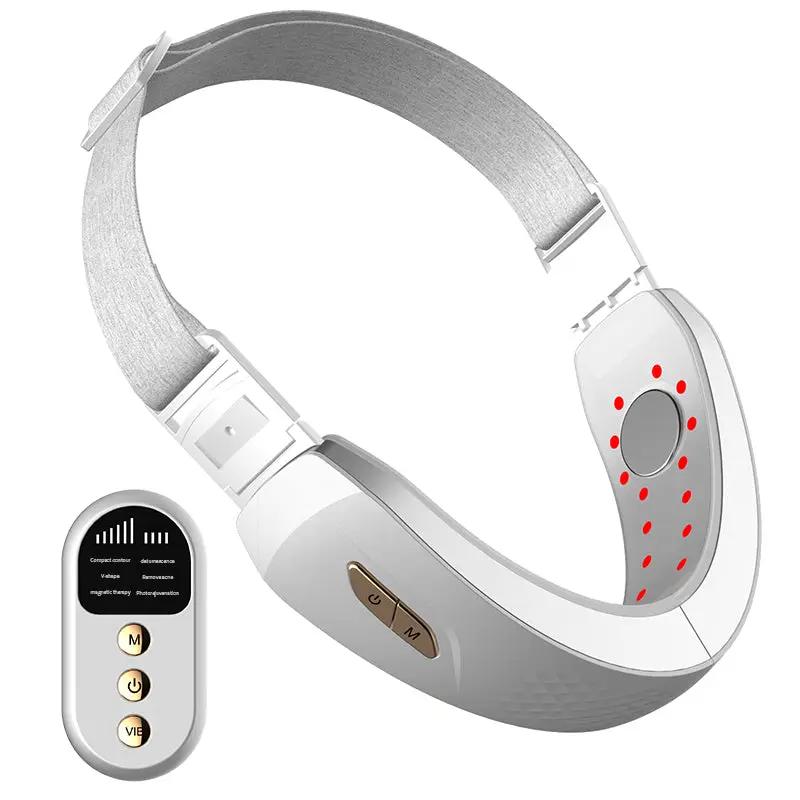 Lifting Tightening Thinning Double Chin EMS Micro-Current Facial Corrector Shaping V-Shaped Face-Lifting Instrument by Oz-Direct.com