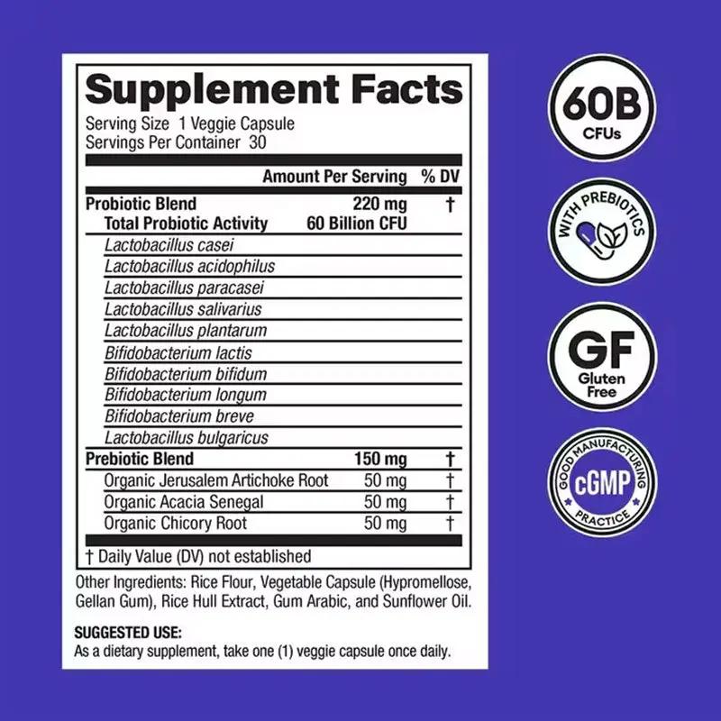 Probiotic Capsules Intestinal Immune Capsules by Oz-Direct.com