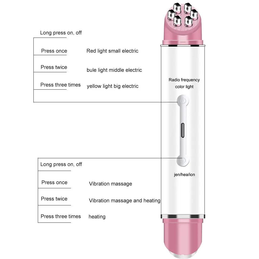 EMS Eye Massager Anti Wrinkle Eye Massage Anti Aging USB Rechargeable Massager For Face Electric Eye Dark Circles Remove by Oz-Direct.com