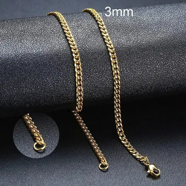Cuban Chain Necklace by Oz-Direct.com