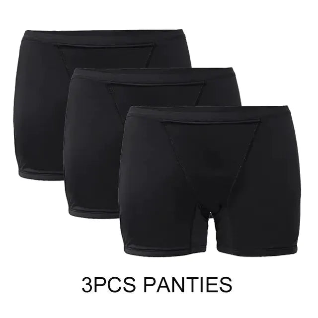 Cotton Physiological Menstrual Boxer Briefs by Oz-Direct.com