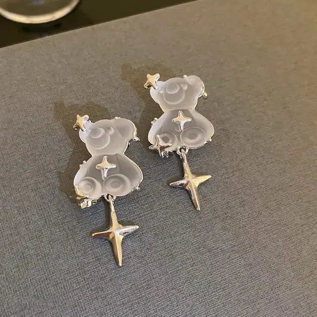 Geometric Clouds Water Drop Earrings by Oz-Direct.com