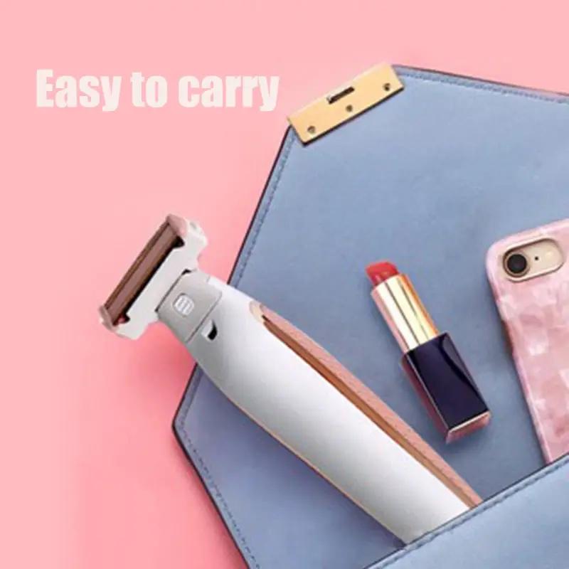 Electric Lady Shaver Razor Flawless Body Hair Shaver Painless Bikini Trimmer USB Rechargeable Fast Hair Shaving Machine by Oz-Direct.com