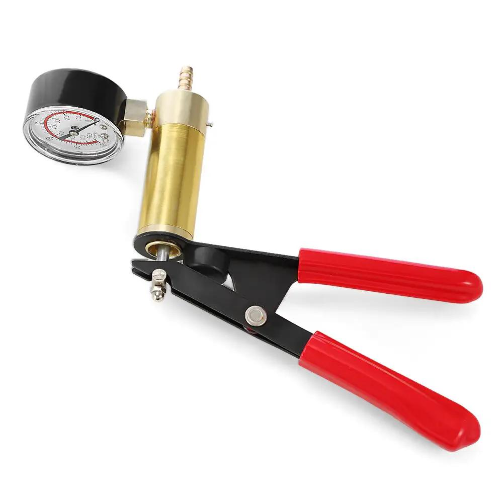 Hand Held DIY Brake Fluid Bleeder Tools Vacuum Pistol Pump Tester Kit Aluminum Pump Body Pressure Vacuum Gauge by Oz-Direct.com