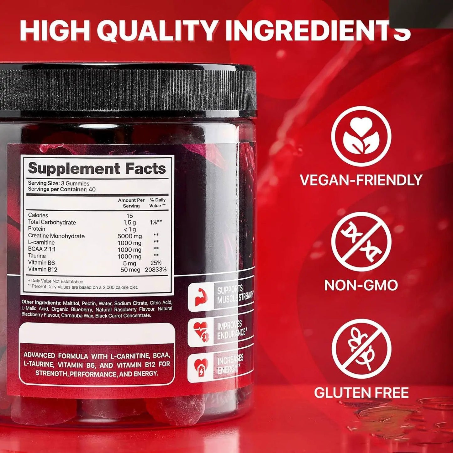 Creatine Gummies And Vitamins by Oz-Direct.com