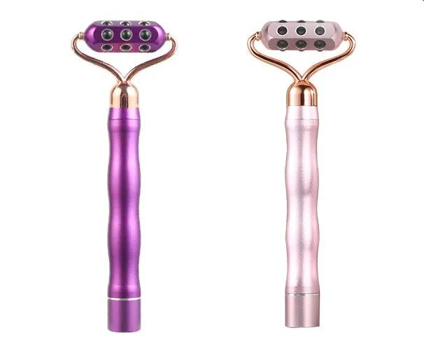 New Electric Germanium Particle Massager 18 Germanium Stone Roller Beauty Stick Lift And Tighten Magnet Face Beauty Stick by Oz-Direct.com