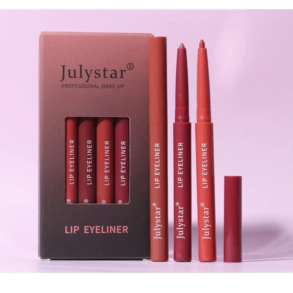 Lipstick Pink Six Pack Lipstick Pen Waterproof Matte Velvet Fog Rotary Lipliner by Oz-Direct.com