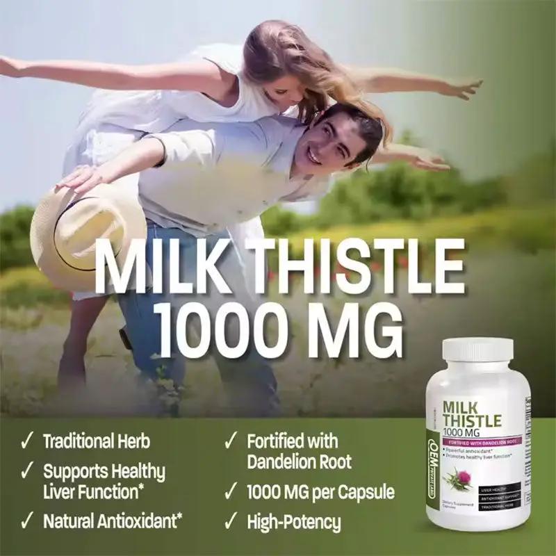 120 capsules of milk thistle grass dandelion root liver supplement by Oz-Direct.com