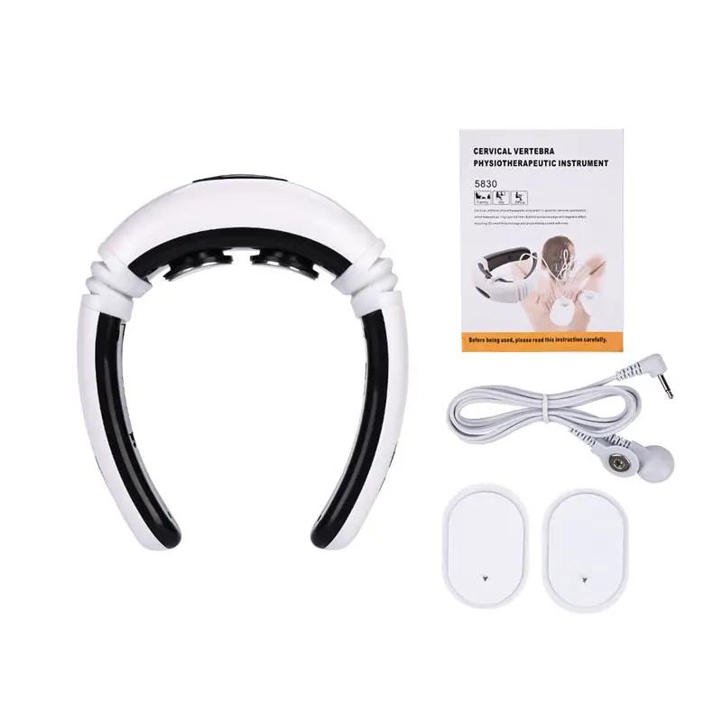 Electric Pulse Neck Massager Cervical Vertebra Impulse Massage Physiotherapeutic Acupuncture Magnetic Therapy Relief Pain Tool by Oz-Direct.com