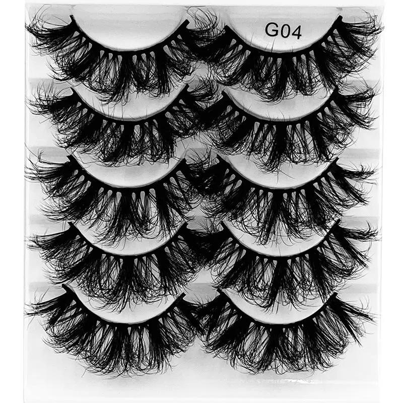 5 Pairs Of New Style Fake Eyelashes Of Fried Hair 8D FLUFFY by Oz-Direct.com