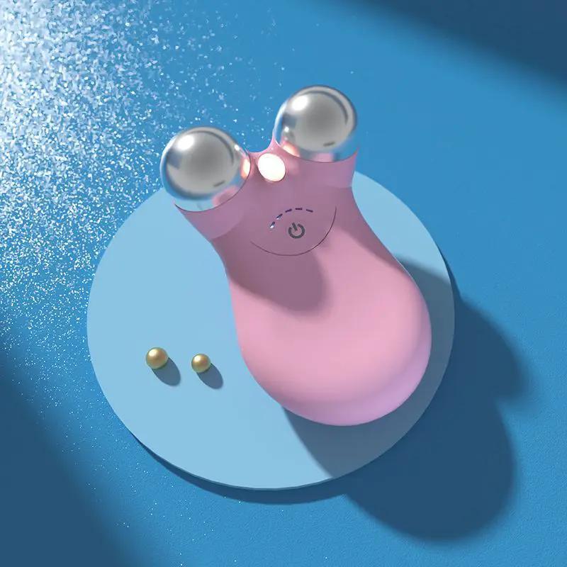Face Micro Current Household Beauty Instrument Micro Current Second-Generation Beauty Instrument Roller Instrument 3D Lifting And Tightening Facial Beauty Instrument by Oz-Direct.com
