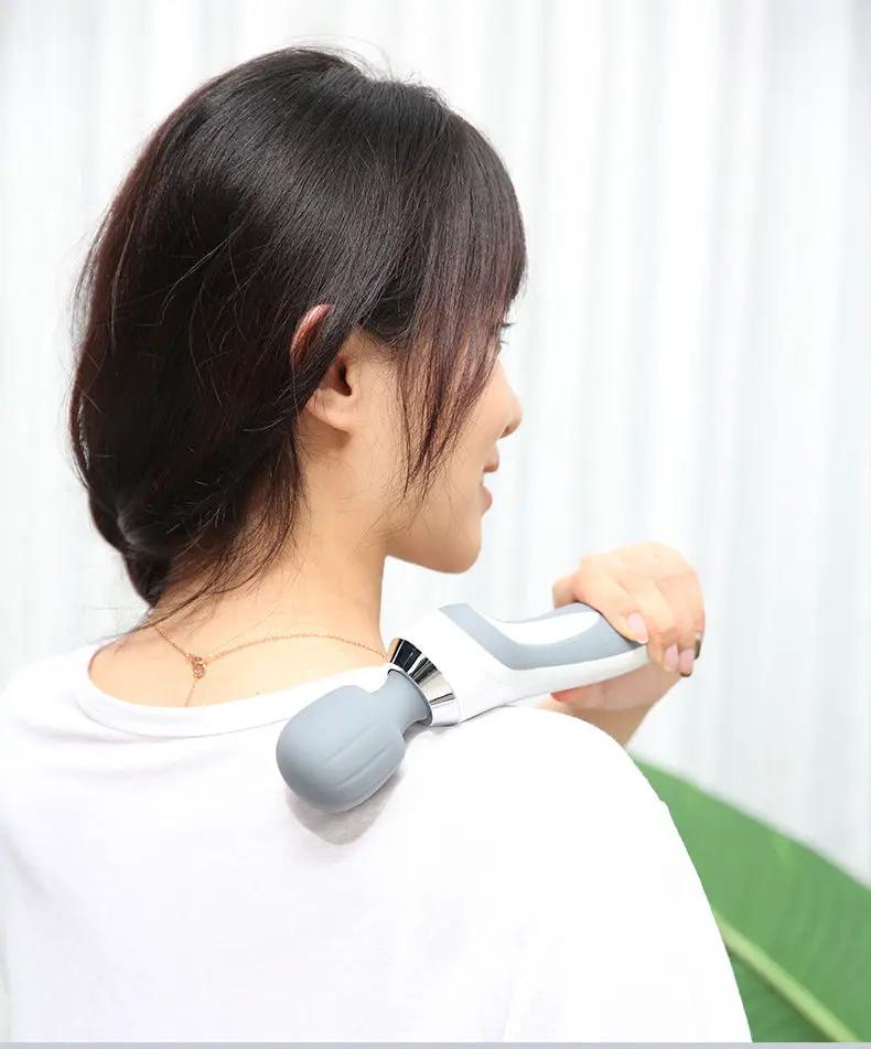 Handheld Electric Massage Hammer Massage Stick Multi-Functional Portable Charging Muscle Vibration Lumbar And Cervical Spine Massager by Oz-Direct.com