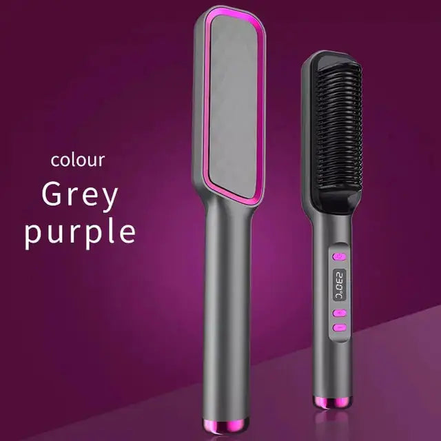 Electric Heat Comb Straightener Curler by Oz-Direct.com