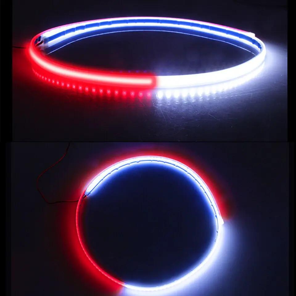 Car Door Opening Warning LED Lights Welcome Decor Lamp Strips Anti Rear-end Collision Safety Universal auto accessories by Oz-Direct.com