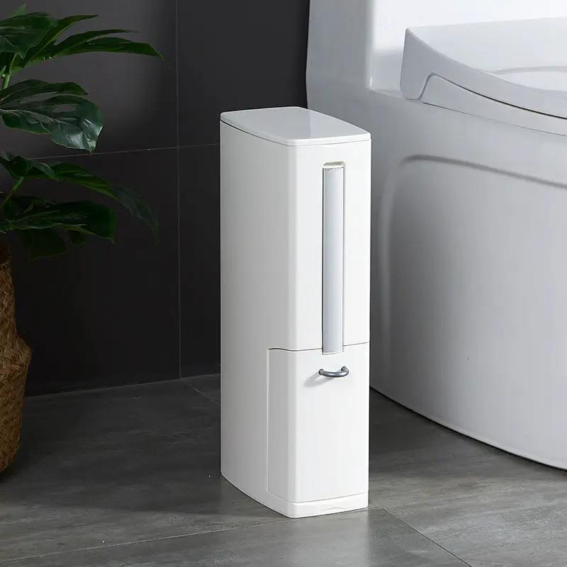 Creative Toilet Brush Trash Cans Garbage Bag Set by Oz-Direct.com