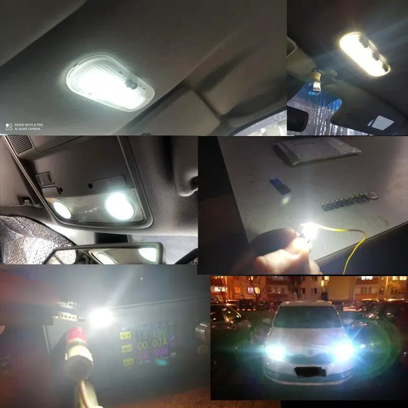 10x T10 LED W5W 194 Car Lights for Honda Civic Accord CRV HRV Jazz Fit NC750X Auto Led Interior Light Trunk Lamp Xenon 6000K 12v by Oz-Direct.com
