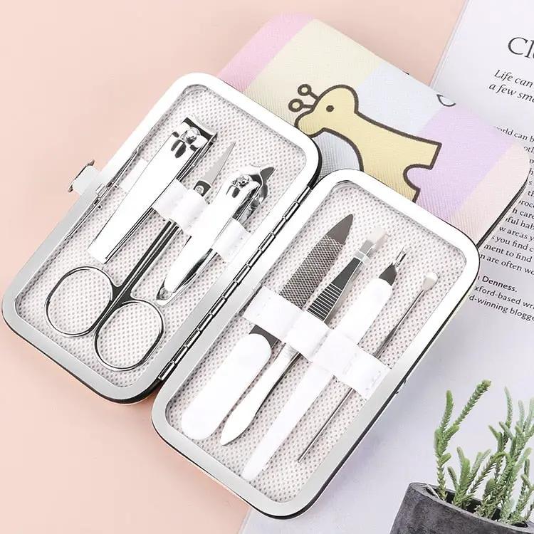 Scissors Nail Clippers Set Dead Skin Pliers Nail Cutting Pliers Pedicure Knife Nail Groove Only Inflammation Nail Manicure Tool by Oz-Direct.com