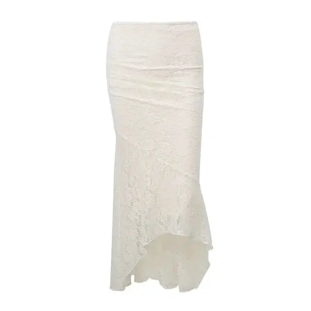 Aesthetic Square-Neck Bandage Backless Tank Top With Lace by Oz-Direct.com