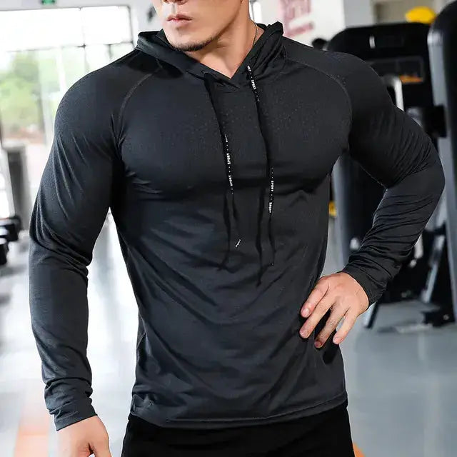 Men's Fitness Tracksuit Running Sport Hoodie by Oz-Direct.com