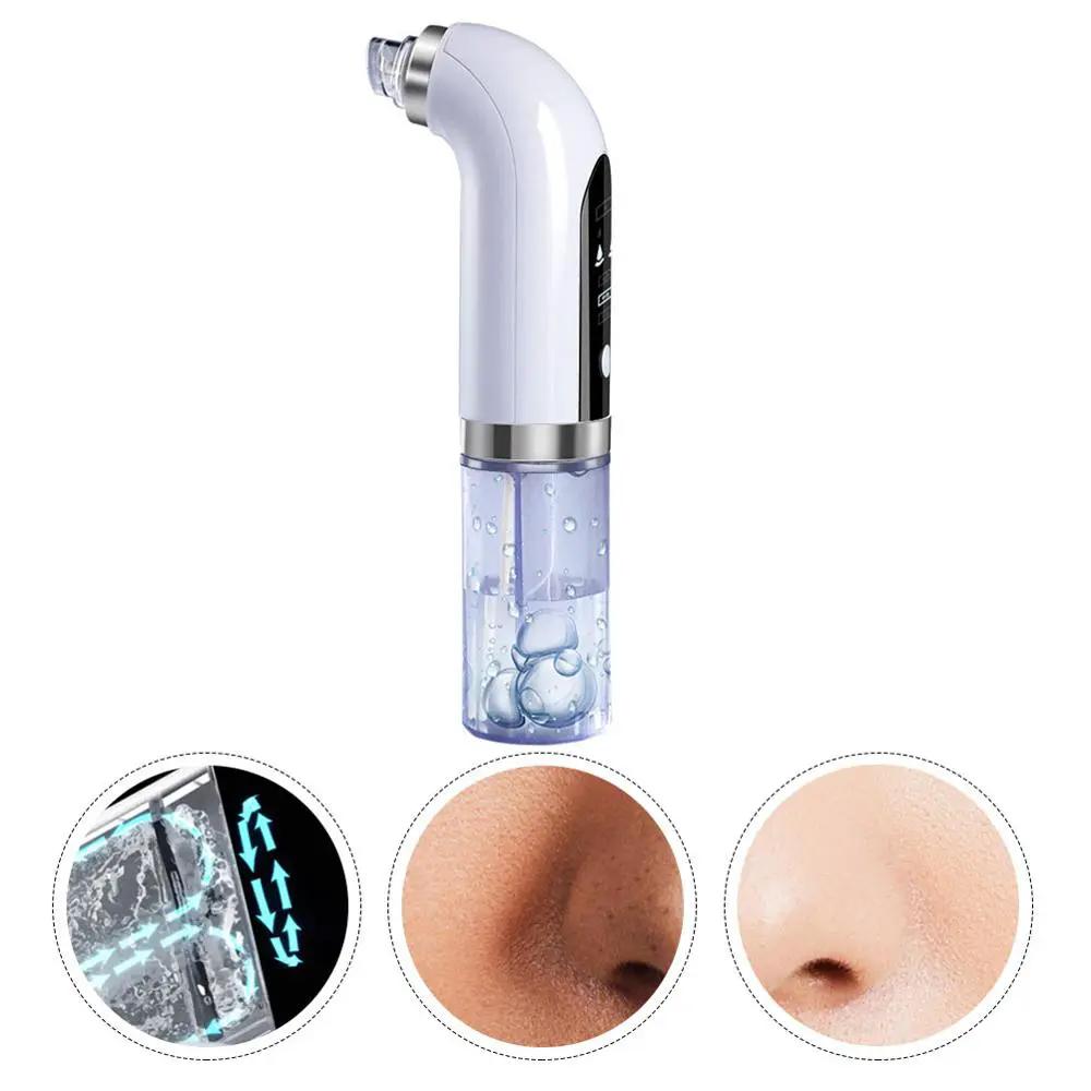Electric Small Bubble Blackhead Remover USB Rechargeable Water Cycle Pore Acne Pimple Removal Vacuum Suction Facial Cleaner Tool by Oz-Direct.com