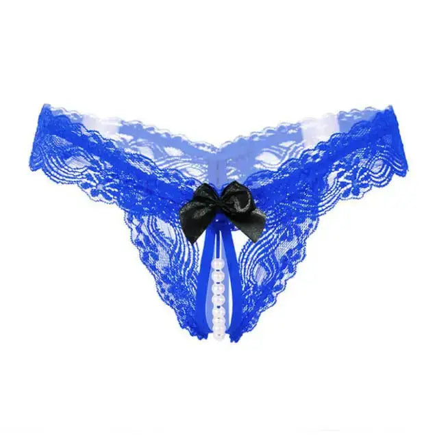 Pearl Crotchless Panties by Oz-Direct.com