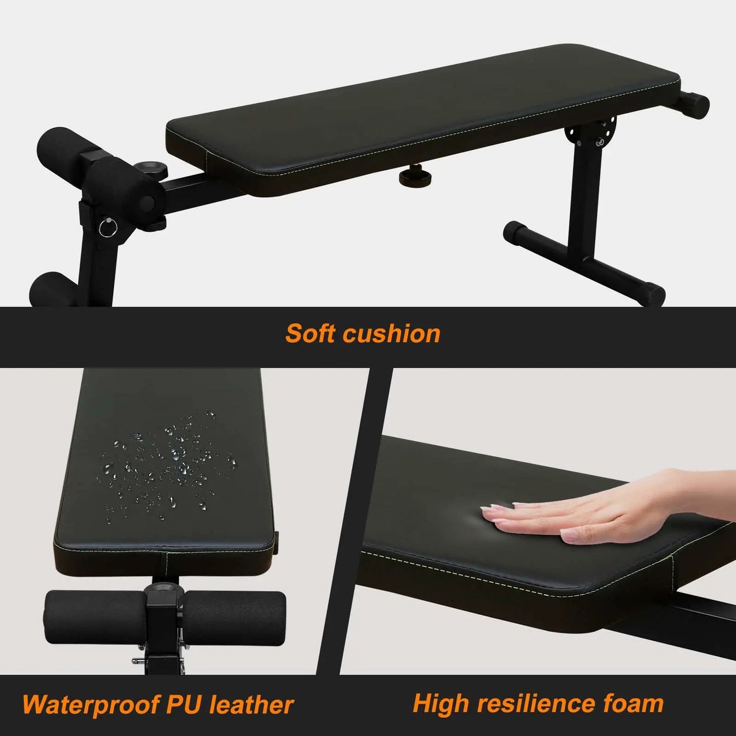 Power Tower with Bench Pull Up Bar Dip Station Adjustable Height Dip Stand Heavy Duty Multi-Function Fitness Rack by Oz-Direct.com